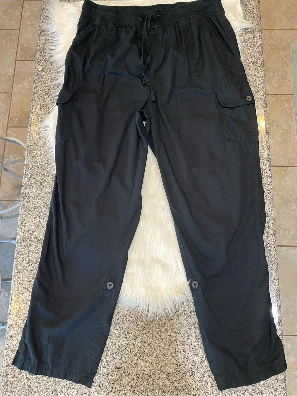 4/$20 black pants with elastic waist